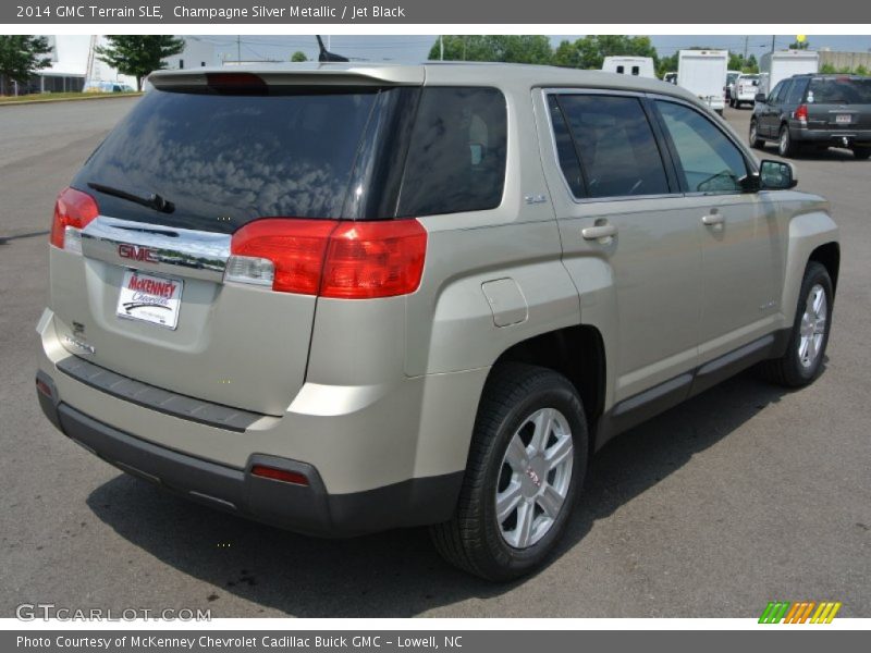 Champagne Silver Metallic / Jet Black 2014 GMC Terrain SLE