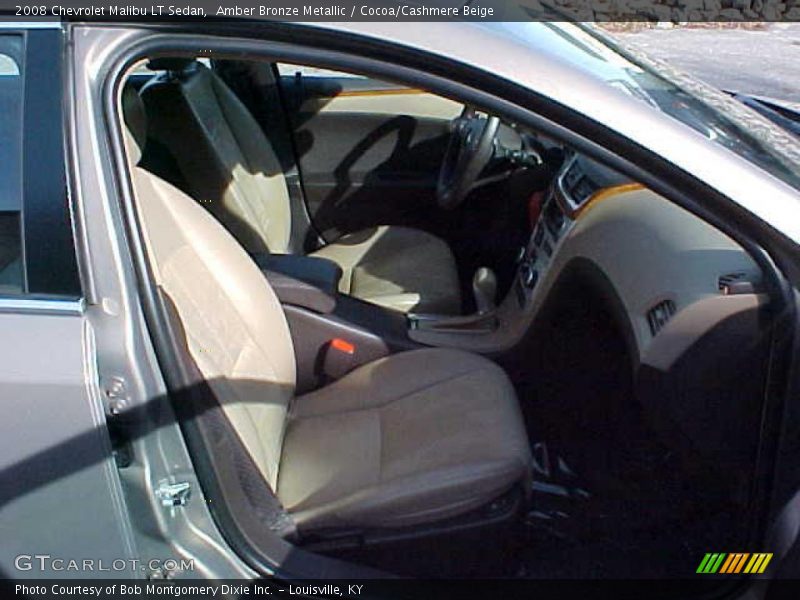Amber Bronze Metallic / Cocoa/Cashmere Beige 2008 Chevrolet Malibu LT Sedan