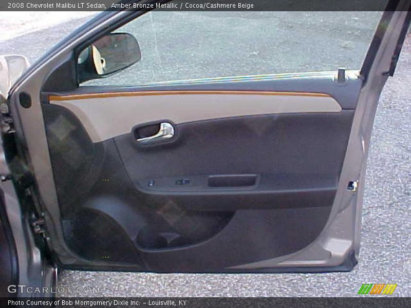 Amber Bronze Metallic / Cocoa/Cashmere Beige 2008 Chevrolet Malibu LT Sedan