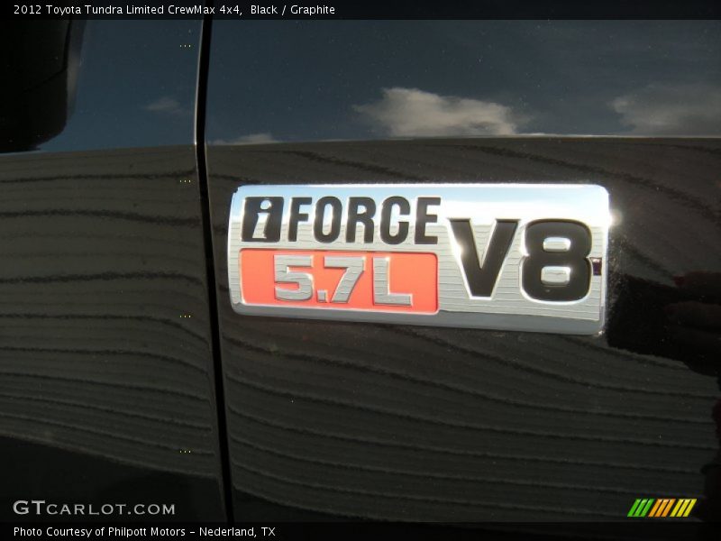 Black / Graphite 2012 Toyota Tundra Limited CrewMax 4x4