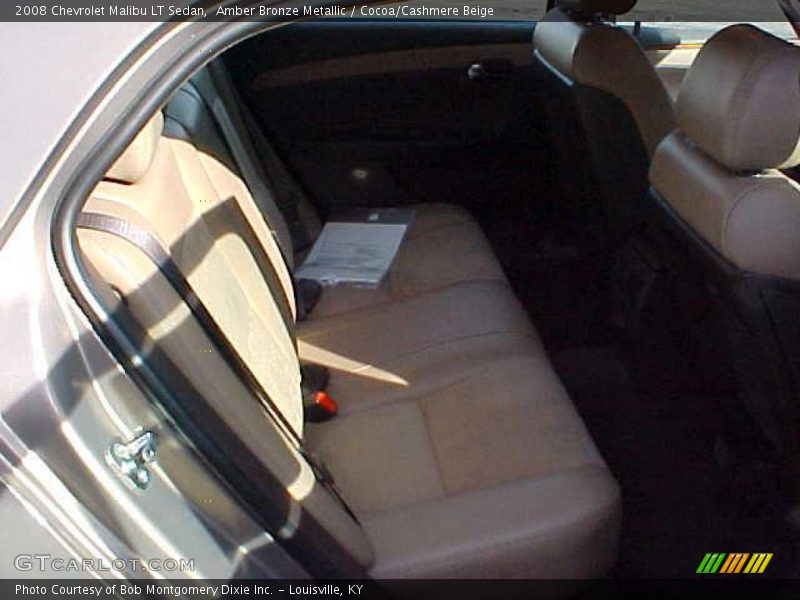 Amber Bronze Metallic / Cocoa/Cashmere Beige 2008 Chevrolet Malibu LT Sedan