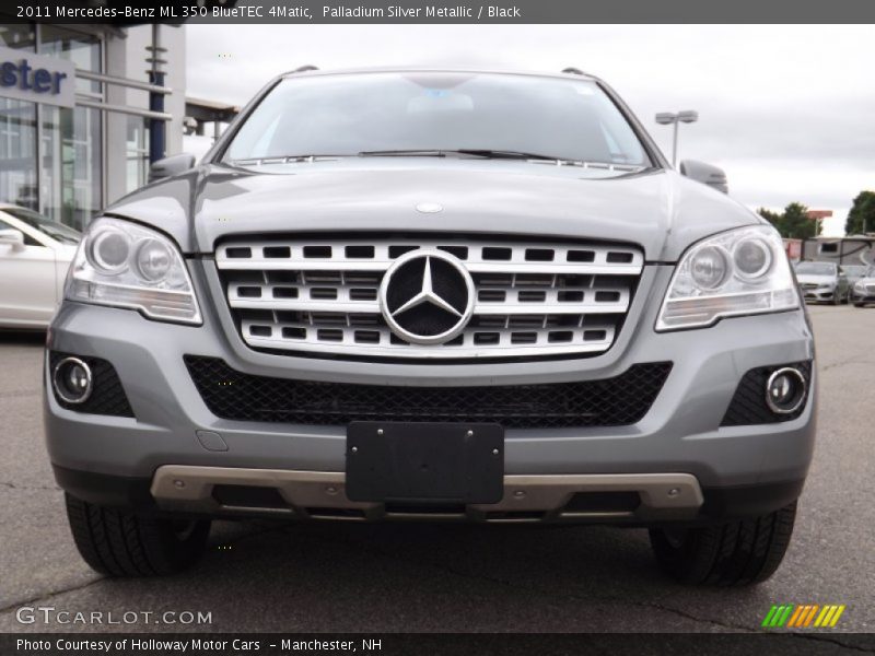 Palladium Silver Metallic / Black 2011 Mercedes-Benz ML 350 BlueTEC 4Matic