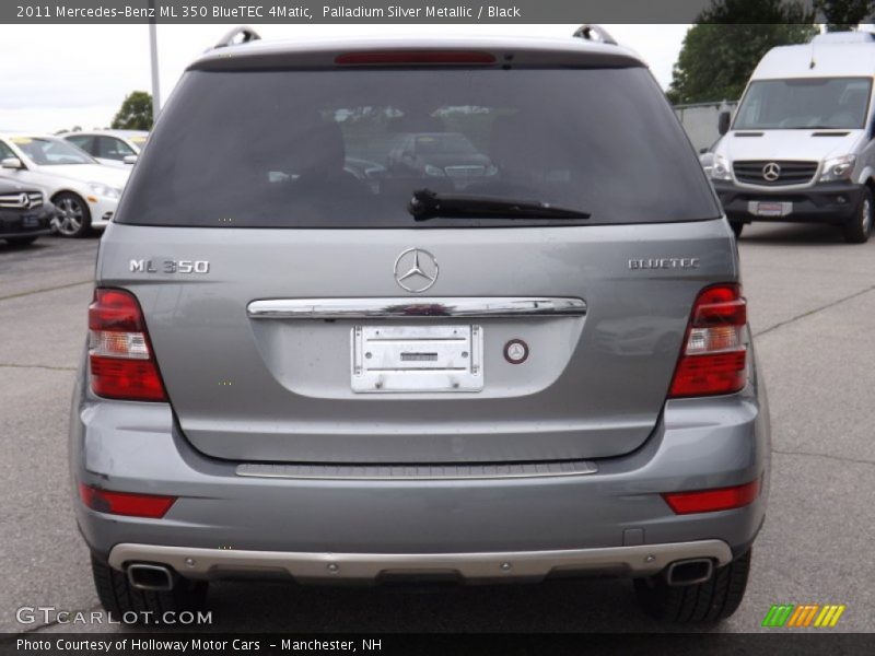 Palladium Silver Metallic / Black 2011 Mercedes-Benz ML 350 BlueTEC 4Matic