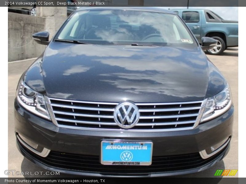 Deep Black Metallic / Black 2014 Volkswagen CC Sport