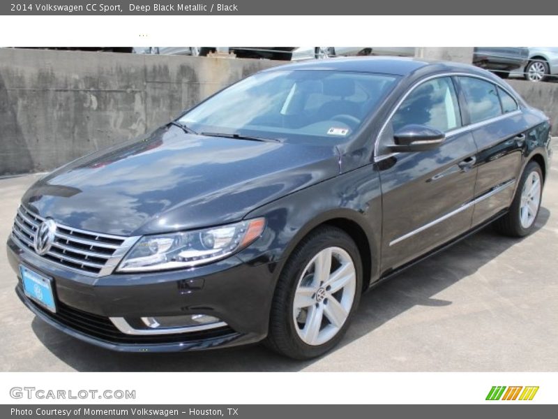 Deep Black Metallic / Black 2014 Volkswagen CC Sport