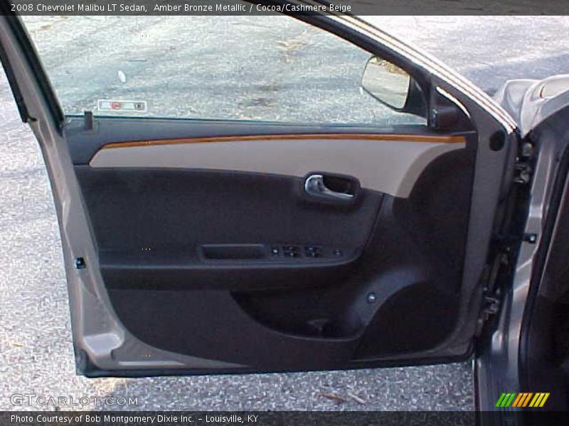 Amber Bronze Metallic / Cocoa/Cashmere Beige 2008 Chevrolet Malibu LT Sedan