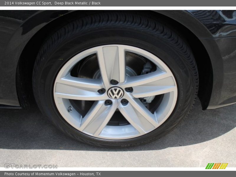 Deep Black Metallic / Black 2014 Volkswagen CC Sport