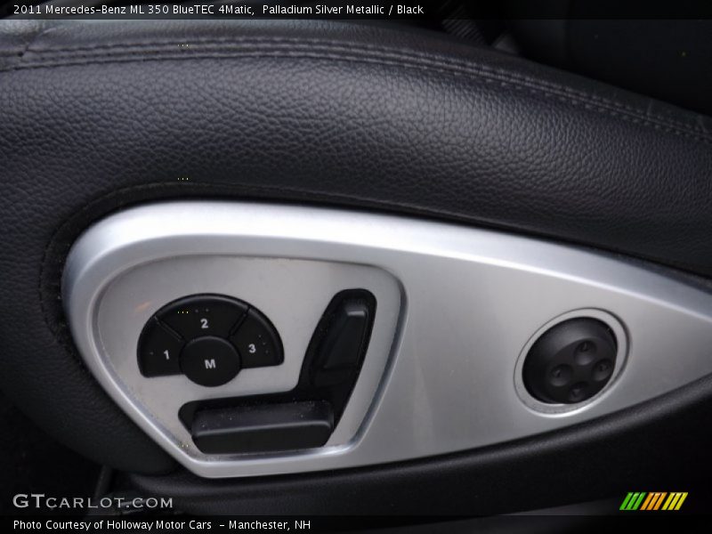 Palladium Silver Metallic / Black 2011 Mercedes-Benz ML 350 BlueTEC 4Matic