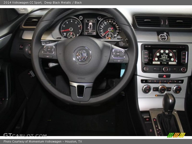Deep Black Metallic / Black 2014 Volkswagen CC Sport