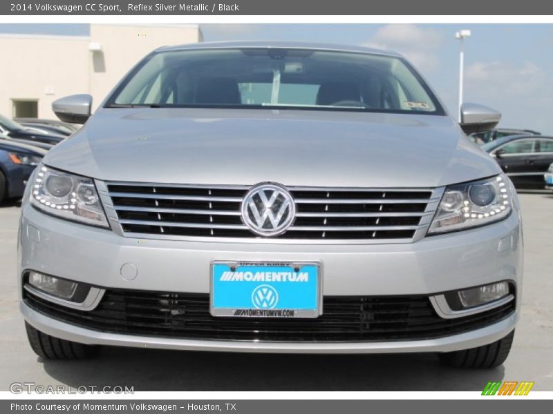 Reflex Silver Metallic / Black 2014 Volkswagen CC Sport