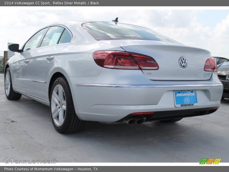 Reflex Silver Metallic / Black 2014 Volkswagen CC Sport