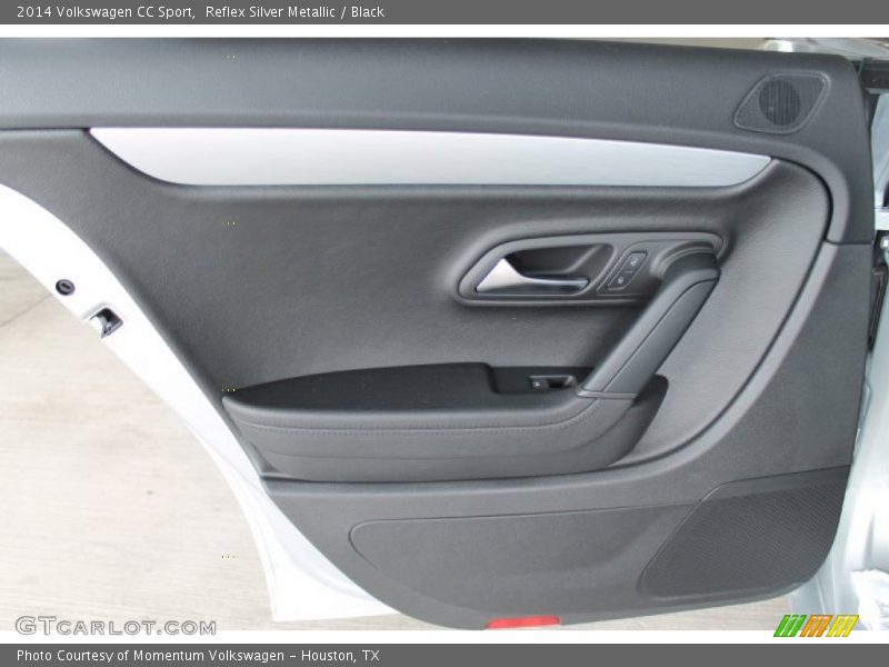 Reflex Silver Metallic / Black 2014 Volkswagen CC Sport