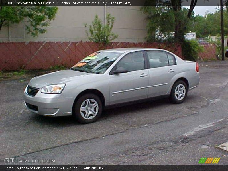 Silverstone Metallic / Titanium Gray 2008 Chevrolet Malibu Classic LS Sedan
