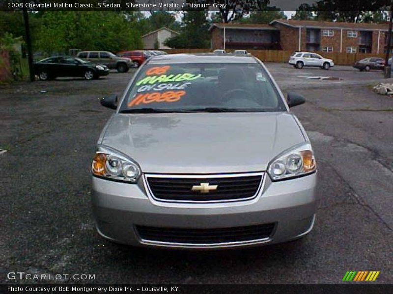 Silverstone Metallic / Titanium Gray 2008 Chevrolet Malibu Classic LS Sedan