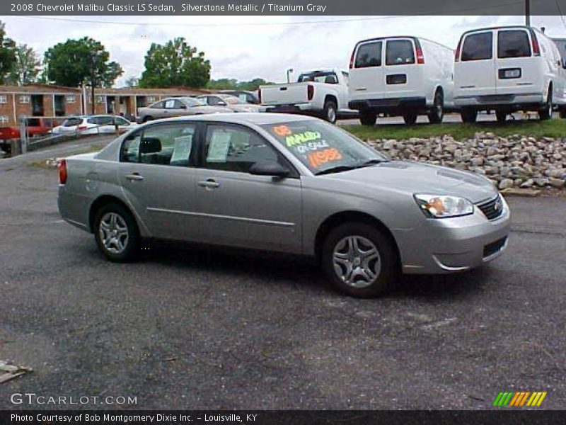 Silverstone Metallic / Titanium Gray 2008 Chevrolet Malibu Classic LS Sedan
