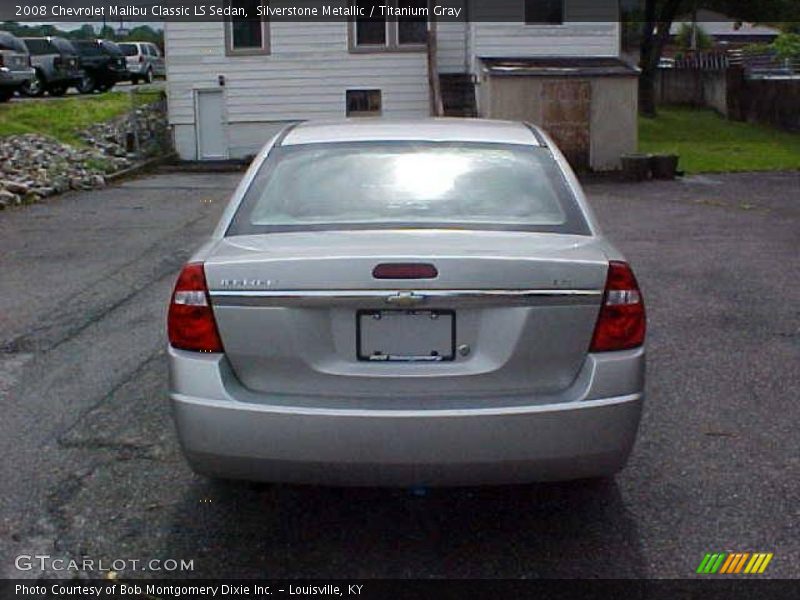 Silverstone Metallic / Titanium Gray 2008 Chevrolet Malibu Classic LS Sedan