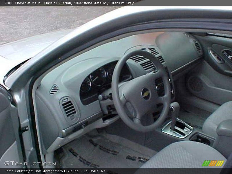 Silverstone Metallic / Titanium Gray 2008 Chevrolet Malibu Classic LS Sedan