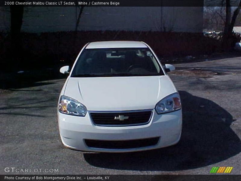 White / Cashmere Beige 2008 Chevrolet Malibu Classic LT Sedan