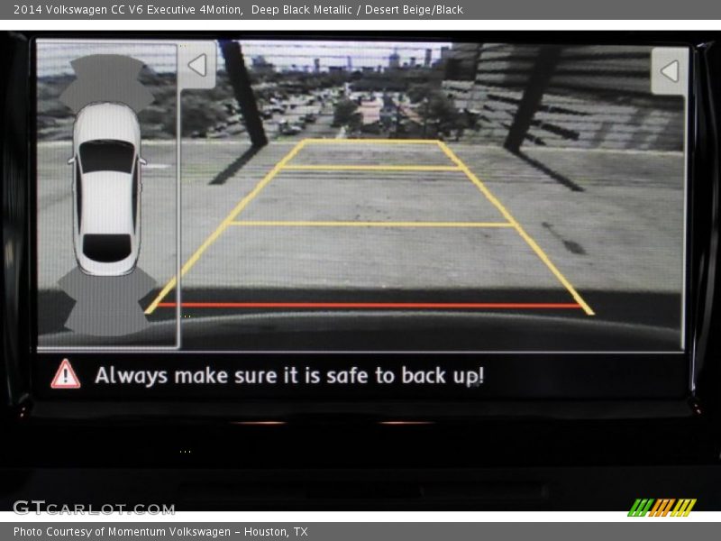 Deep Black Metallic / Desert Beige/Black 2014 Volkswagen CC V6 Executive 4Motion