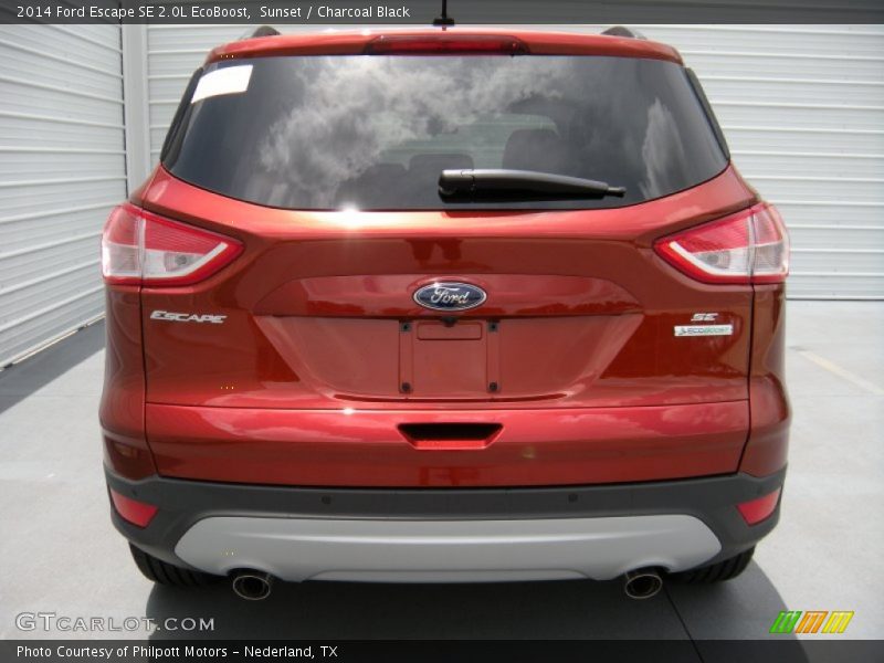 Sunset / Charcoal Black 2014 Ford Escape SE 2.0L EcoBoost