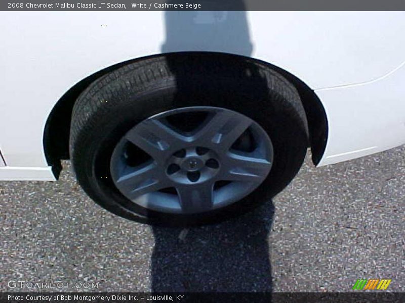 White / Cashmere Beige 2008 Chevrolet Malibu Classic LT Sedan