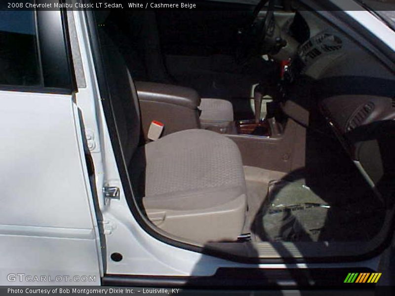 White / Cashmere Beige 2008 Chevrolet Malibu Classic LT Sedan