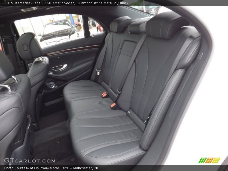 Rear Seat of 2015 S 550 4Matic Sedan