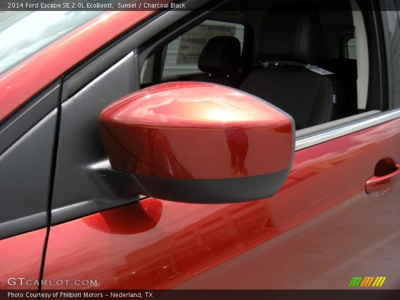 Sunset / Charcoal Black 2014 Ford Escape SE 2.0L EcoBoost