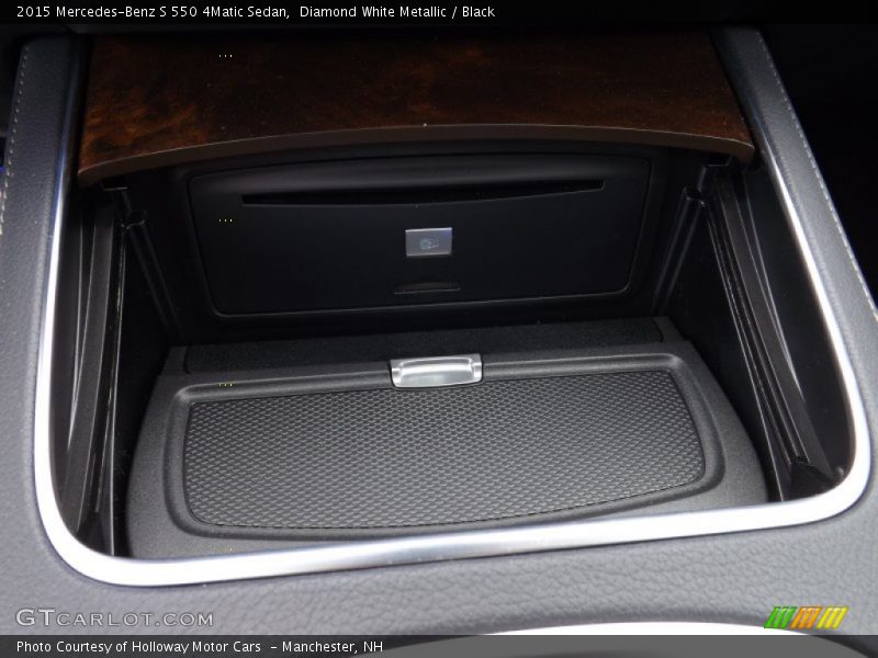 Diamond White Metallic / Black 2015 Mercedes-Benz S 550 4Matic Sedan