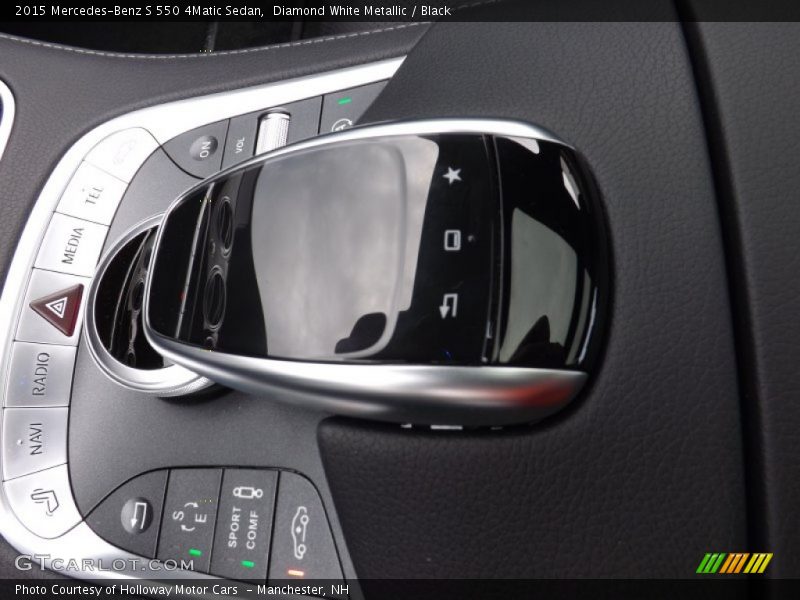 Controls of 2015 S 550 4Matic Sedan