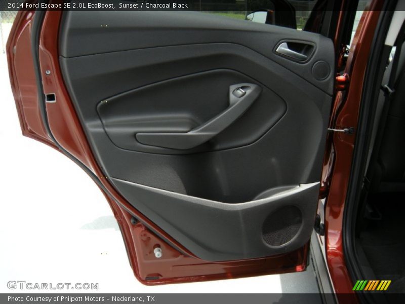 Sunset / Charcoal Black 2014 Ford Escape SE 2.0L EcoBoost
