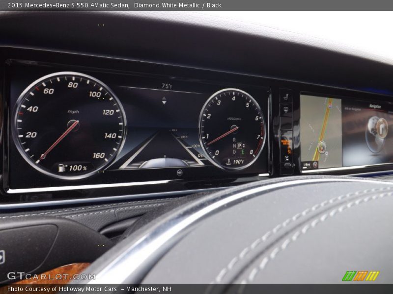  2015 S 550 4Matic Sedan 550 4Matic Sedan Gauges