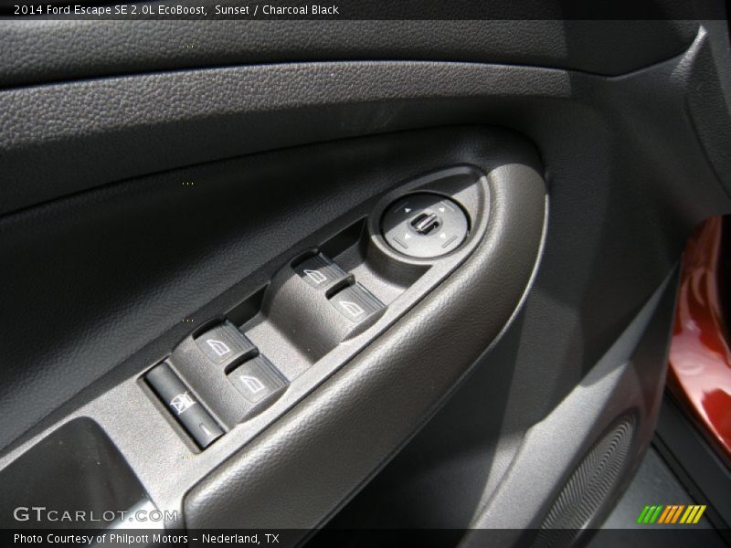 Sunset / Charcoal Black 2014 Ford Escape SE 2.0L EcoBoost