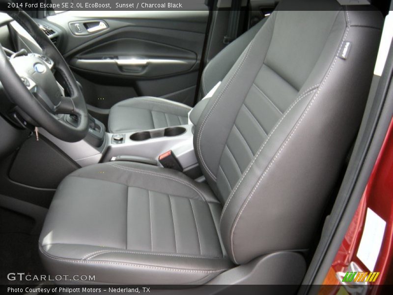 Sunset / Charcoal Black 2014 Ford Escape SE 2.0L EcoBoost