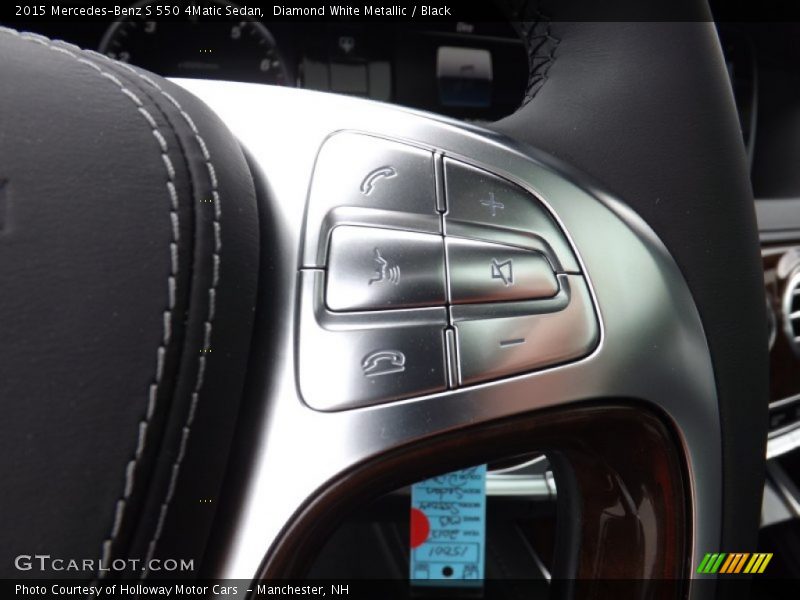 Controls of 2015 S 550 4Matic Sedan