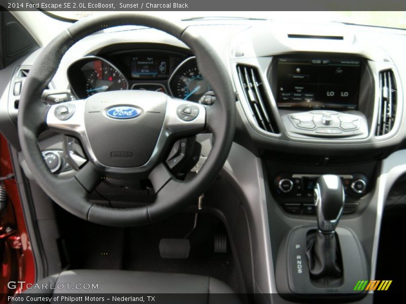 Sunset / Charcoal Black 2014 Ford Escape SE 2.0L EcoBoost