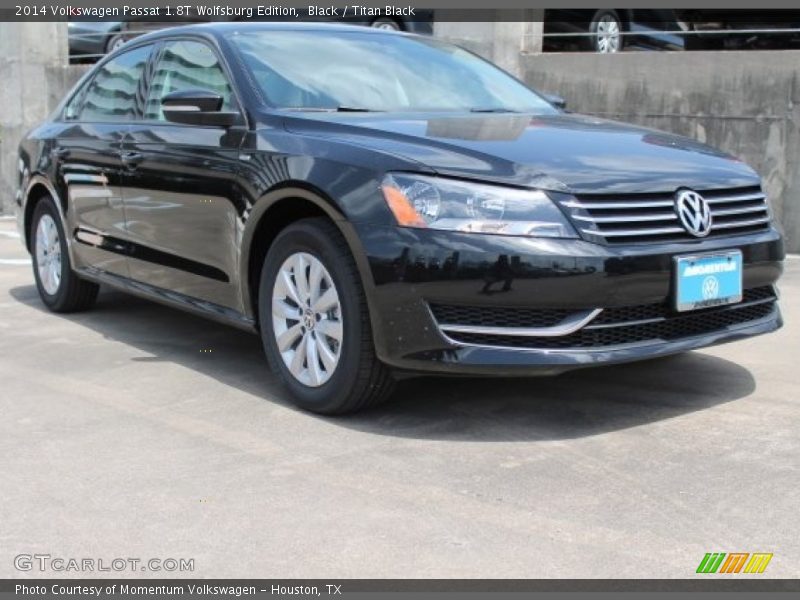Black / Titan Black 2014 Volkswagen Passat 1.8T Wolfsburg Edition