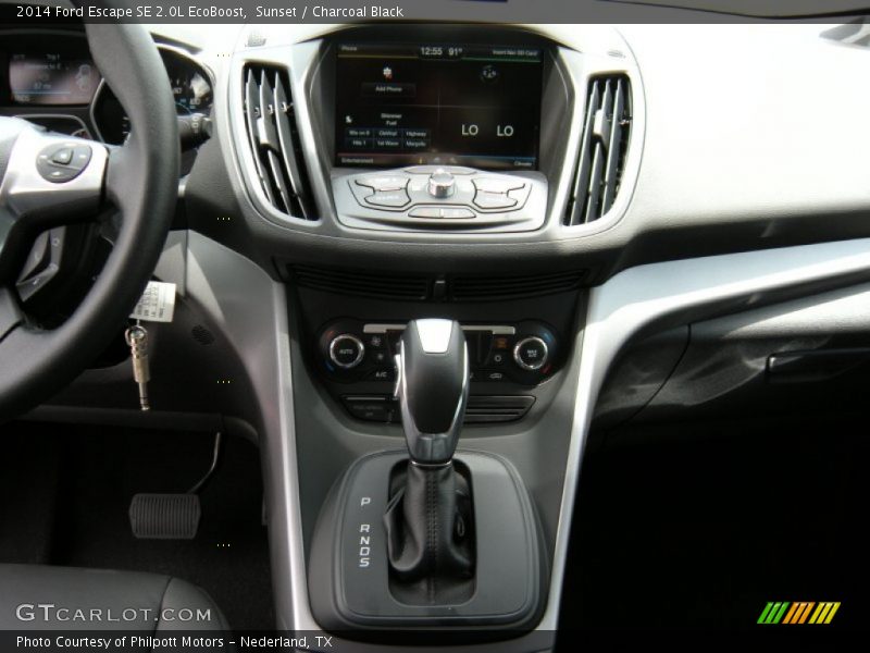 Sunset / Charcoal Black 2014 Ford Escape SE 2.0L EcoBoost