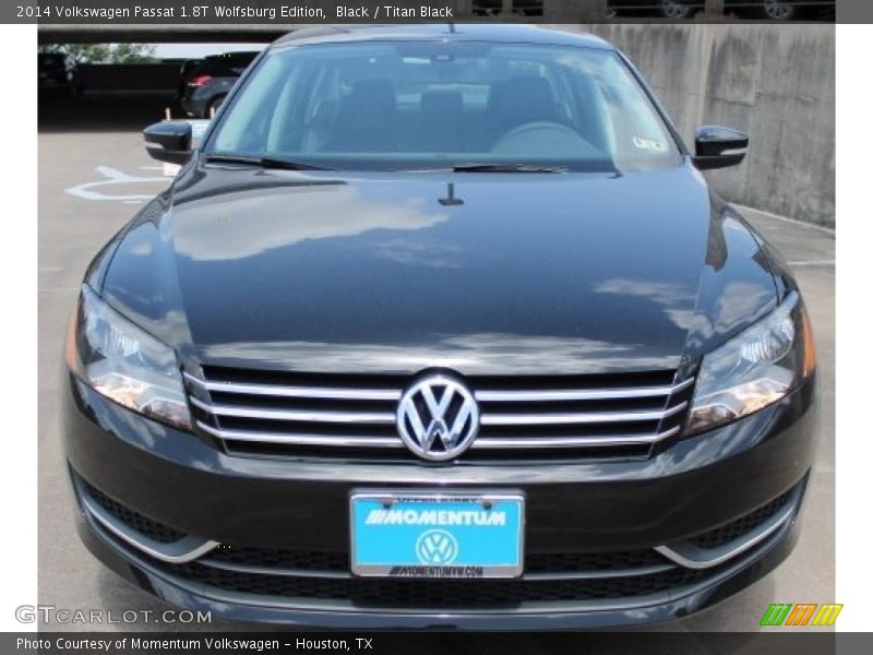 Black / Titan Black 2014 Volkswagen Passat 1.8T Wolfsburg Edition