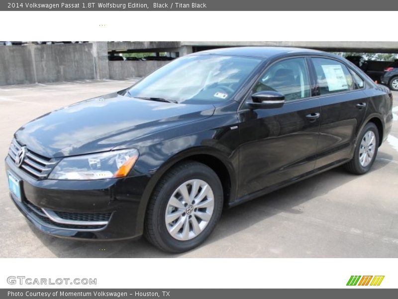 Black / Titan Black 2014 Volkswagen Passat 1.8T Wolfsburg Edition
