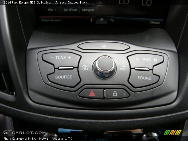 Sunset / Charcoal Black 2014 Ford Escape SE 2.0L EcoBoost