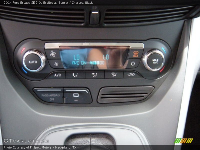 Sunset / Charcoal Black 2014 Ford Escape SE 2.0L EcoBoost