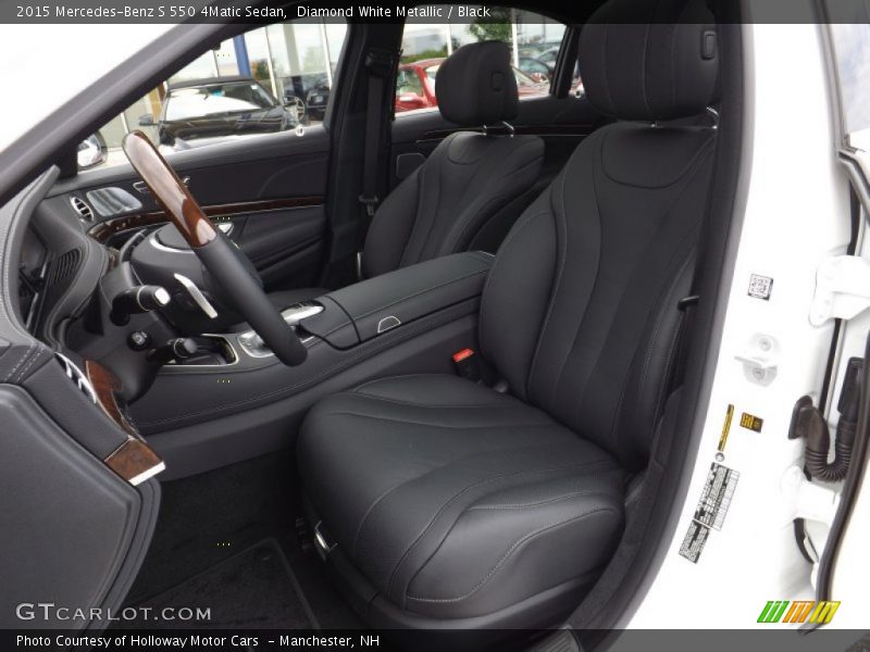 Front Seat of 2015 S 550 4Matic Sedan