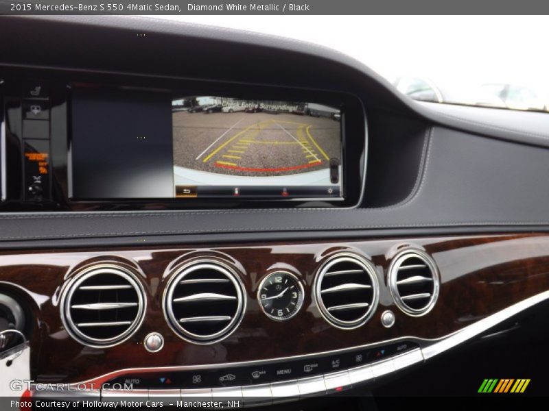 Diamond White Metallic / Black 2015 Mercedes-Benz S 550 4Matic Sedan