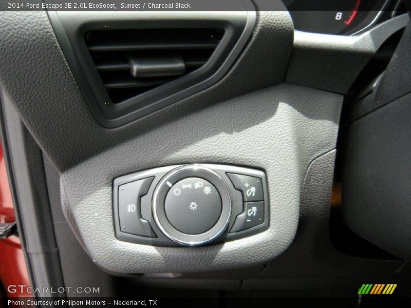 Sunset / Charcoal Black 2014 Ford Escape SE 2.0L EcoBoost