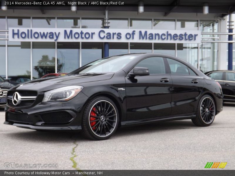 Night Black / AMG Black/Red Cut 2014 Mercedes-Benz CLA 45 AMG