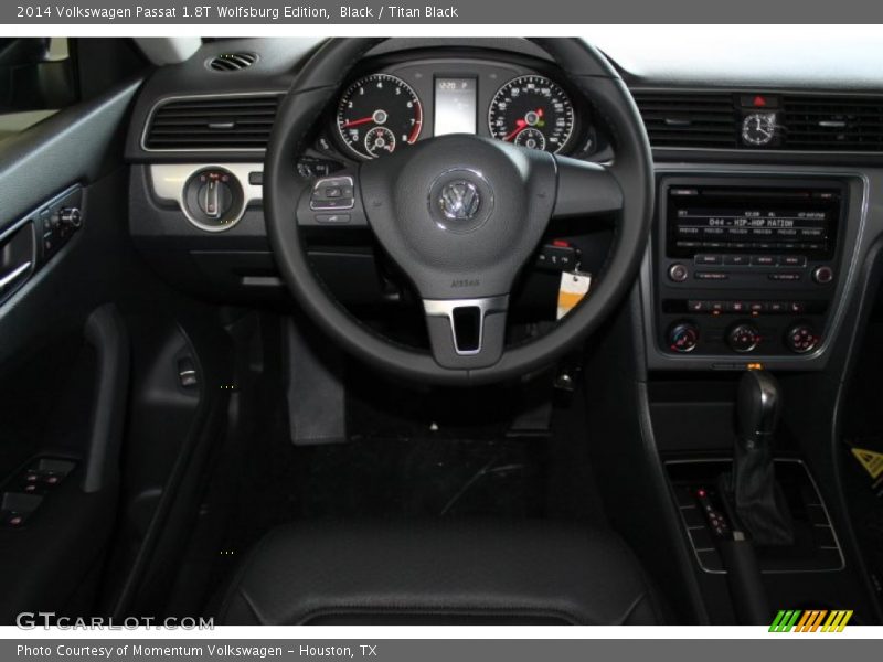 Black / Titan Black 2014 Volkswagen Passat 1.8T Wolfsburg Edition