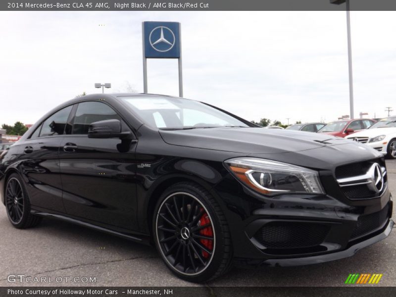 Night Black / AMG Black/Red Cut 2014 Mercedes-Benz CLA 45 AMG