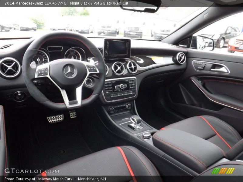 Night Black / AMG Black/Red Cut 2014 Mercedes-Benz CLA 45 AMG