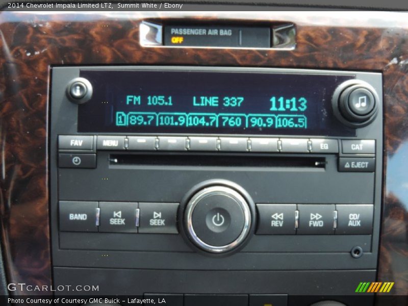 Audio System of 2014 Impala Limited LTZ